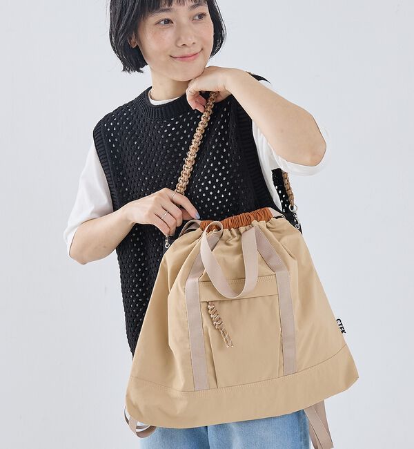 collex「【WEB限定】【CTFK/コントロールフリーク】ナイロン3WAYスクエアトート」|リュック|