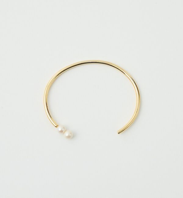 collex「【dignif】【金属アレルギー対応】ツインパールバングル」|ブレスレット・バングル|