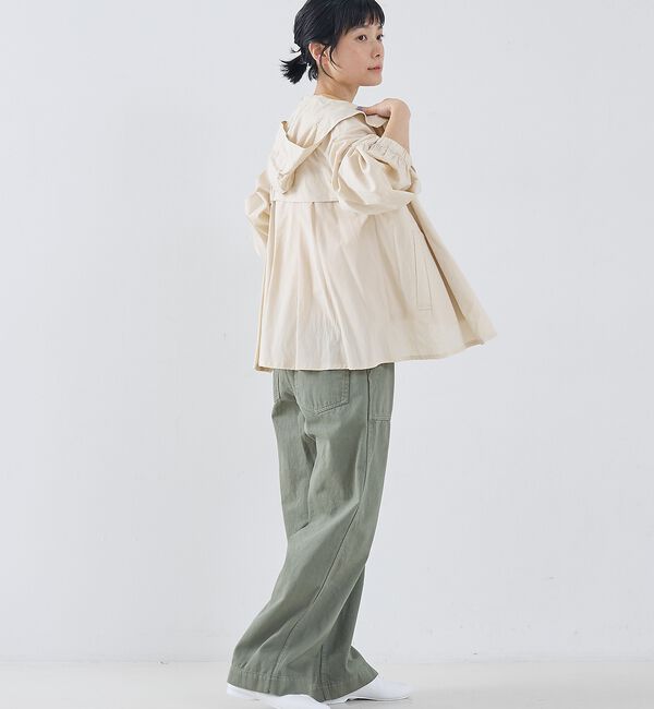 collex「レイヤード風ジップアップコート」|ブルゾン・スタジャン|