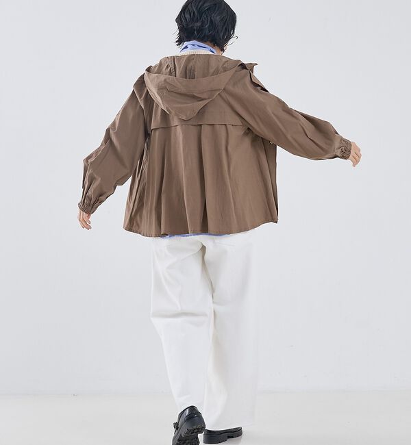 collex「レイヤード風ジップアップコート」|ブルゾン・スタジャン|