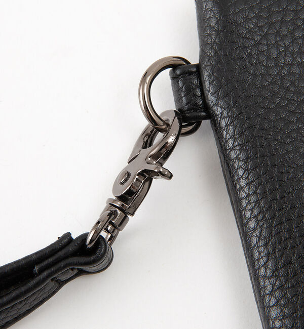 ABAHOUSE「【WEB別注】シボレザー 横型トートバッグ / クラッチバッグ付き / A4サイ」|トートバッグ|