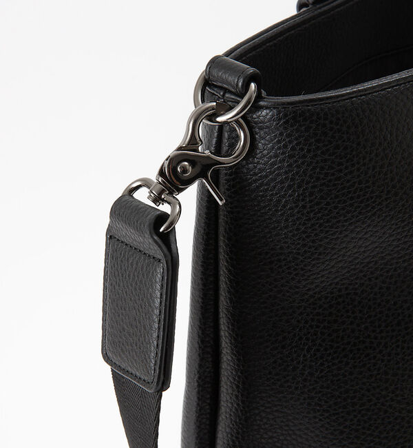 ABAHOUSE「【WEB別注】シボレザー 縦型 2WAY トートバッグ」|トートバッグ|