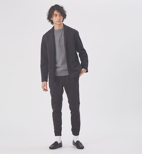 ABAHOUSE「【セットアップ対応】ネオ スエード ボタンレス  カーディガン ジャケット」|その他|