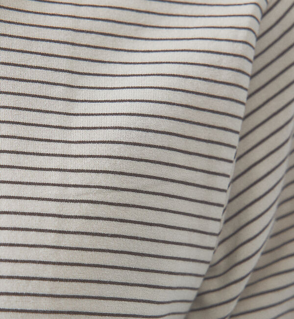 ABAHOUSE「【ノンストレス】定番 / COTTON LYCRA 圧着 クルーネック 長袖 T」|Tシャツ・カットソー|