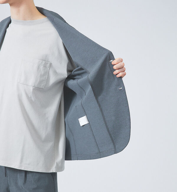 ABAHOUSE「【セットアップ対応/接触冷感】ハイブリット リラックス ジャケット」|テーラードジャケット|