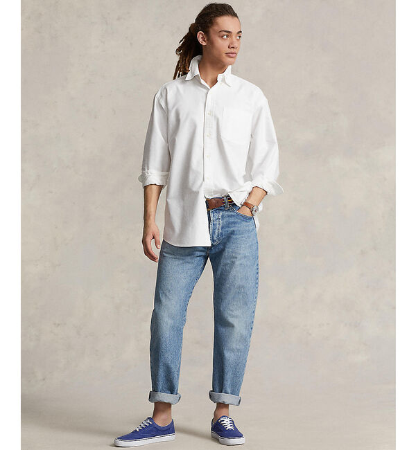 ABAHOUSE「【POLO RALRHLAUREN】オーバーサイズ オックスフォードシャツ」|シャツ・ブラウス|