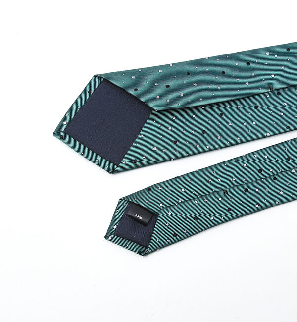 ABAHOUSE「【ドット柄】MADE IN JAPAN/シルクタイ/ネクタイ」|ネクタイ・蝶ネクタイ|