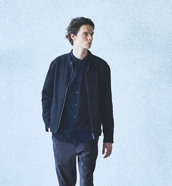 ABAHOUSE「【ネオスエード】ポンチ ライダース ジャケット / ブルゾン」|ライダースジャケット|