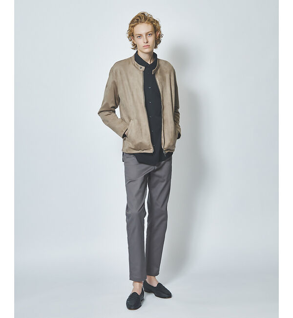 ABAHOUSE「【ネオスエード】ポンチ ライダース ジャケット / ブルゾン」|ライダースジャケット|