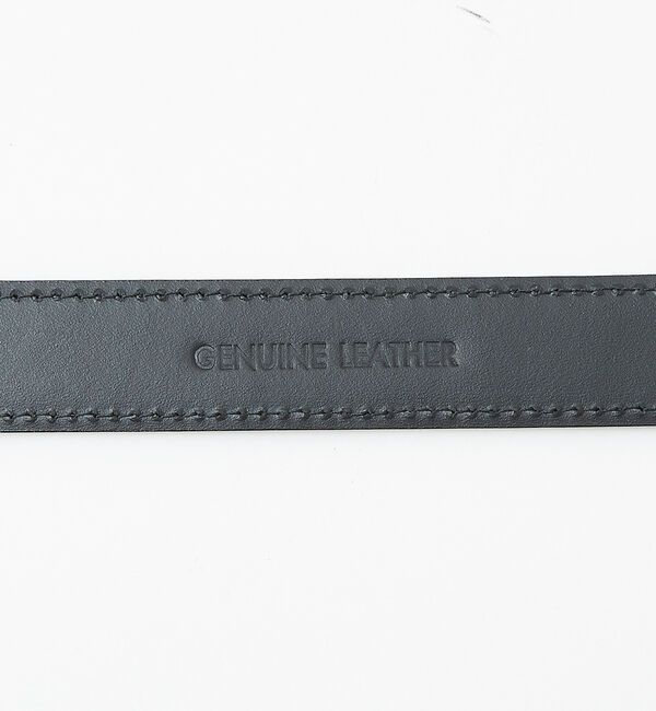 ABAHOUSE「【Made in Japan】シュリンク レザーベルト 25mm」|ベルト|