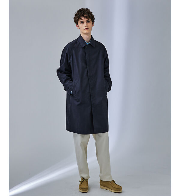 ABAHOUSE「【玉虫ツイル】ステンカラーコート / スプリングコート」|ステンカラーコート|