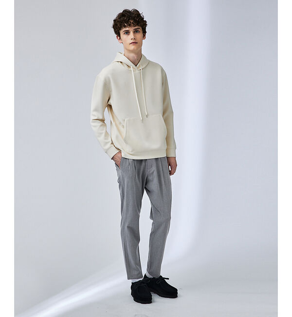 ABAHOUSE「【バックプリーツ】スムースジャージー フーディ」|パーカー|