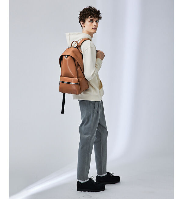 ABAHOUSE「【バックプリーツ】スムースジャージー フーディ」|パーカー|