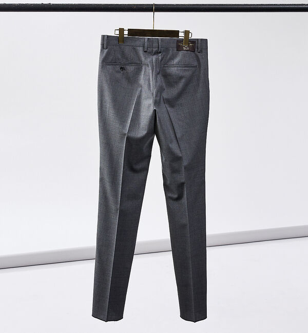 ABAHOUSE「【セットアップ対応/CANONICO】Super120トロピカルウール  スラッ」|スラックス|