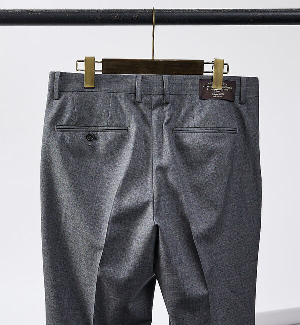 ABAHOUSE「【セットアップ対応/CANONICO】Super120トロピカルウール  スラッ」|スラックス|