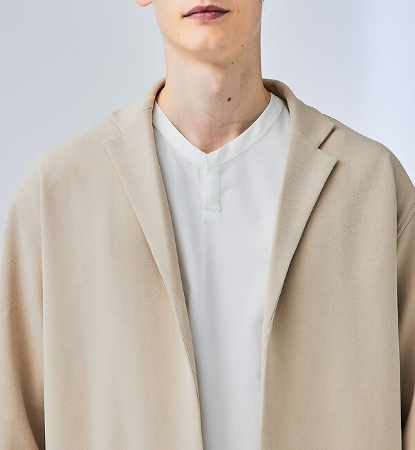 ABAHOUSE「【セットアップ対応】ハイストレッチ ジョーゼット カーディガン/ジャケット」|カーディガン|