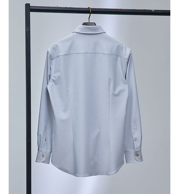 ABAHOUSE「【FLEX SHIRTS / Dry Moment使用】ナロウストライプ シャツ」|シャツ・ブラウス|