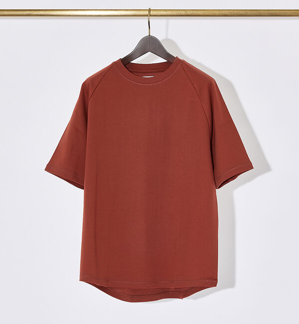 ABAHOUSE「【ロイヤルポンチ】シルクタッチ アトリエTシャツ」|Tシャツ・カットソー|テラコッタ