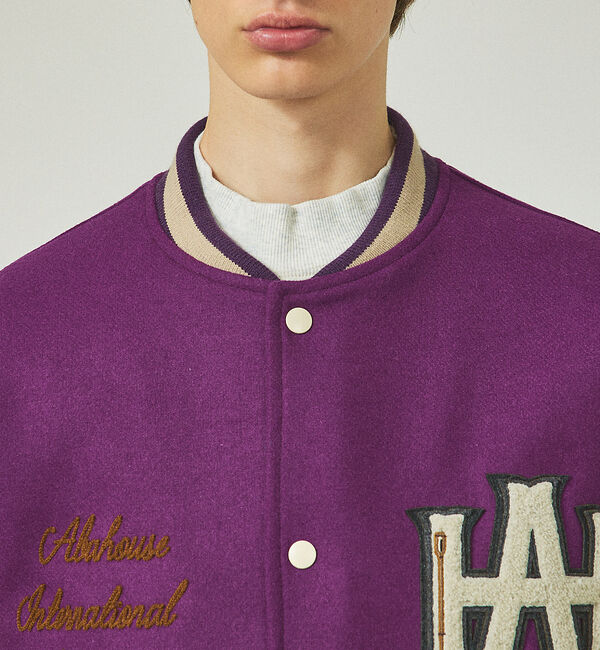 ABAHOUSE「【40周年】スタジアムジャンパー」|ブルゾン・スタジャン|