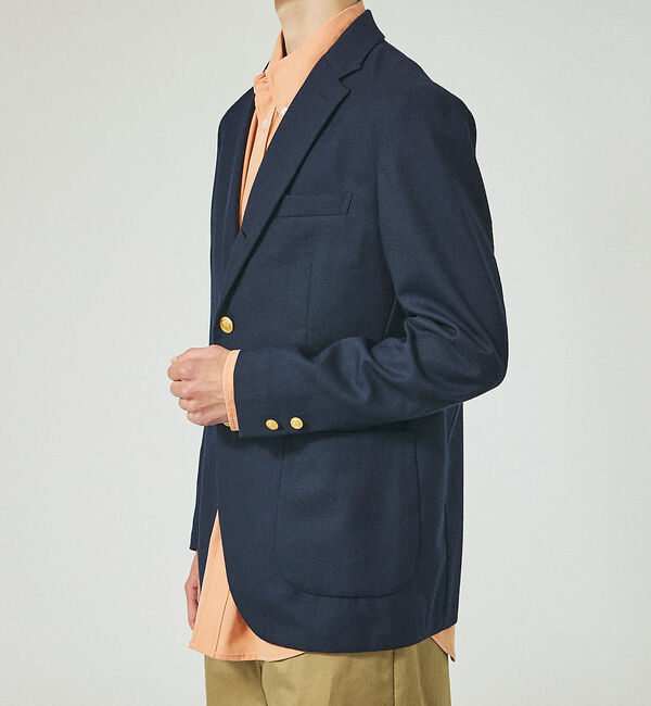 ABAHOUSE「【40周年】T/Wツイル ネイビーブレザー」|その他|