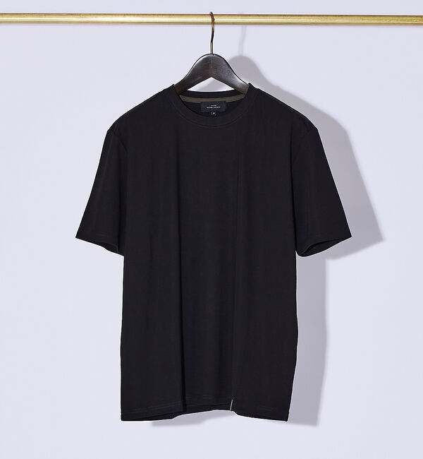 ABAHOUSE「【クルーネック】ストレッチ ポンチ 半袖Tシャツ」|Tシャツ・カットソー|