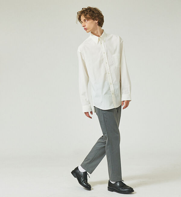 ABAHOUSE「【パウダータッチ】 ボタンダウンシャツ」|シャツ・ブラウス|