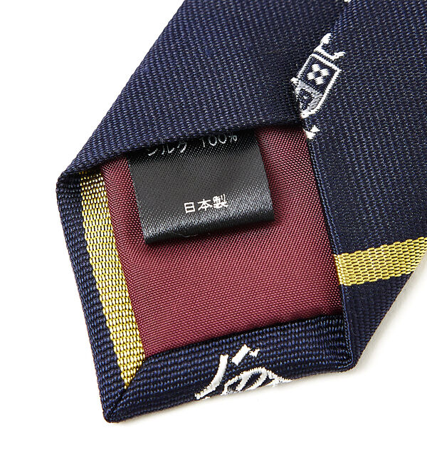 ABAHOUSE「【オリジナル柄】クレスト レジメンタル ネクタイ」|ネクタイ・蝶ネクタイ|