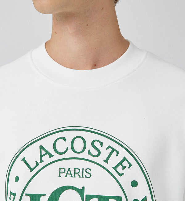 ABAHOUSE「【LACOSTE / ラコステ】サークルグラフィック クルーネックスウェット」|スウェット・ジャージ|