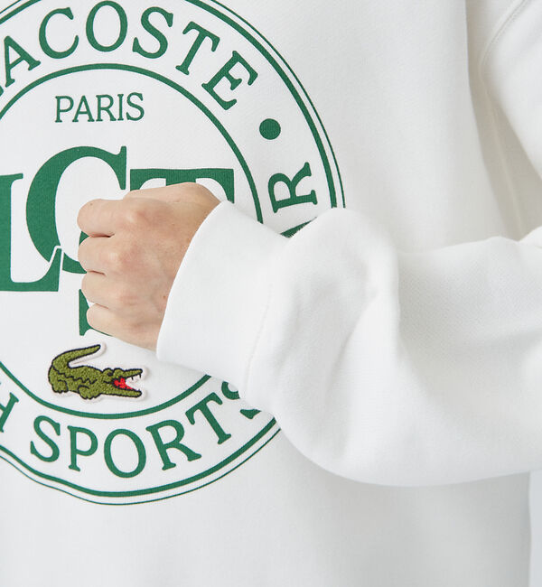 ABAHOUSE「【LACOSTE / ラコステ】サークルグラフィック クルーネックスウェット」|スウェット・ジャージ|