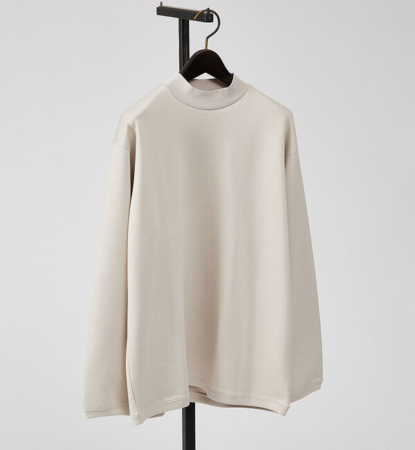 ABAHOUSE「【シルキータッチ】ライトダンボールモックネック ロンT」|Tシャツ・カットソー|