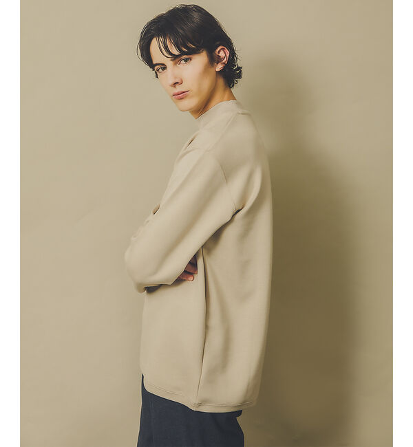 ABAHOUSE「【シルキータッチ】ライトダンボールモックネック ロンT」|Tシャツ・カットソー|