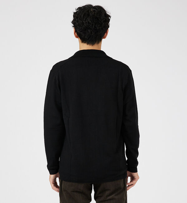 ABAHOUSE「【カシミアタッチ】Pure Merino ジャケットカーディガン / ニットカー」|カーディガン|