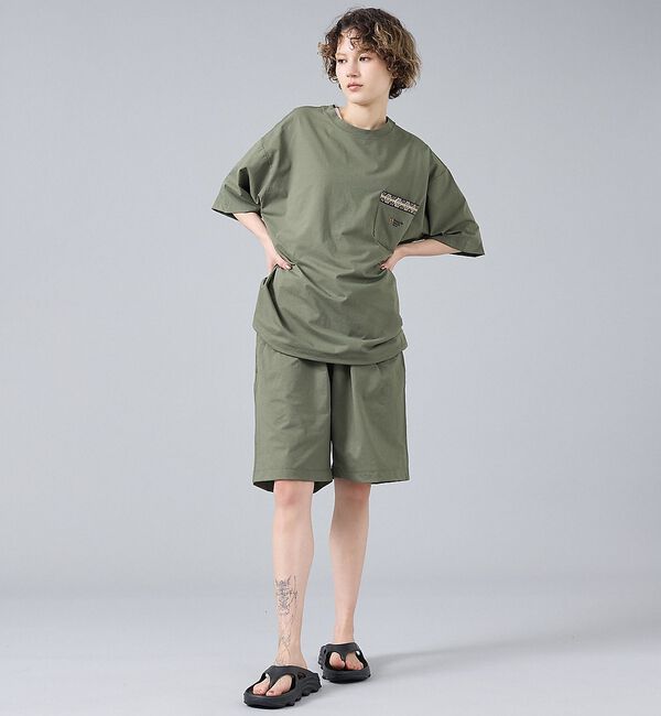 ABAHOUSE「【PENDLETON/ペンドルトン】Tee Shorts Bag SET/ショー」|Tシャツ・カットソー|カーキ