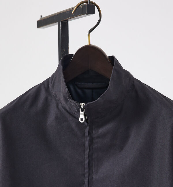ABAHOUSE「シャンブレーツイル　スタンドカラーブルゾン / ショートブルゾン」|ブルゾン・スタジャン|