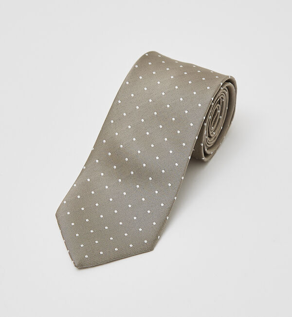 ABAHOUSE「【ウォッシャブル】ドット ネクタイ」|ネクタイ・蝶ネクタイ|ベージュ