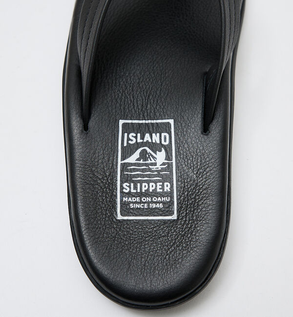 ABAHOUSE「【ISLAND SLIPPER / アイランドスリッパ】スムースレザー トングサ」|サンダル|