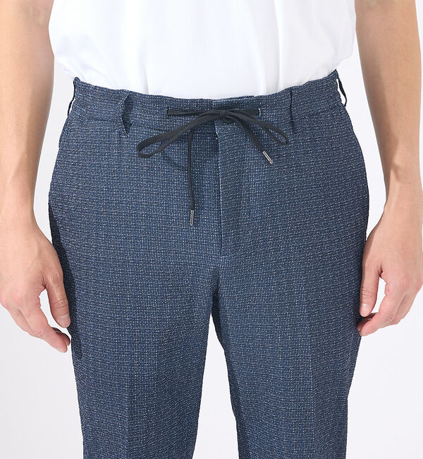 ABAHOUSE「【セットアップ対応 / 軽量 / ハイパーストレッチ】ワッシャー プリント スラ」|スラックス|