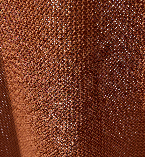 ABAHOUSE「スキッパー メッシュニット ポロシャツ」|ポロシャツ|