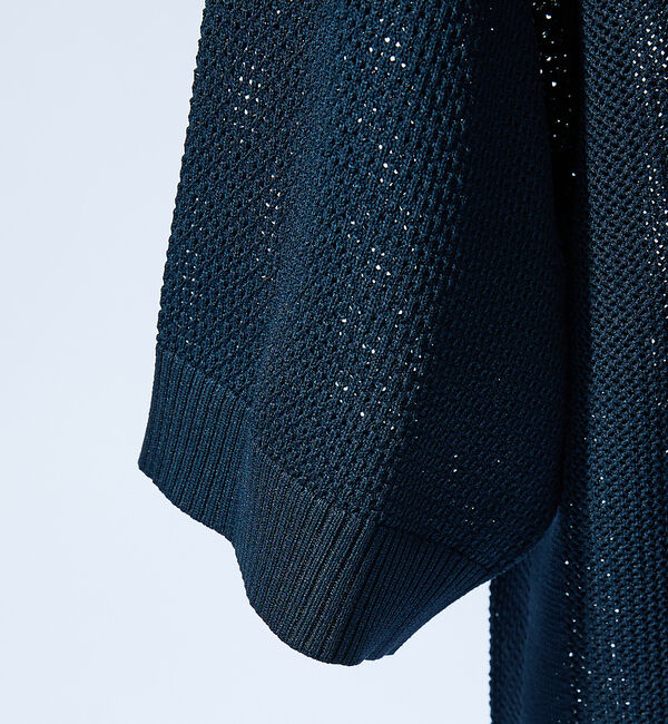 ABAHOUSE「スキッパー メッシュニット ポロシャツ」|ポロシャツ|