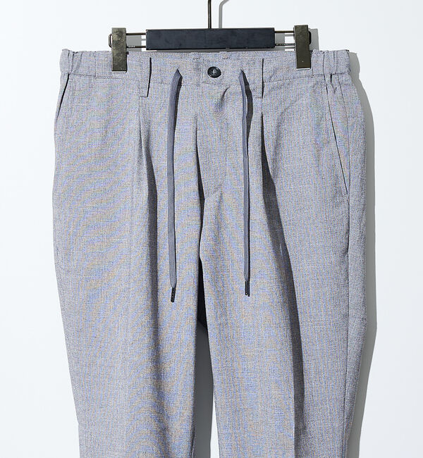 ABAHOUSE「ウールフェイス＆ドライタッチ  1プリーツ イージーパンツ / スリムテーパード」|その他|グレー