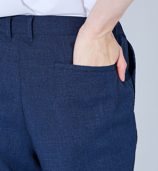 ABAHOUSE「ウールフェイス＆ドライタッチ  1プリーツ イージーパンツ / スリムテーパード」|その他|