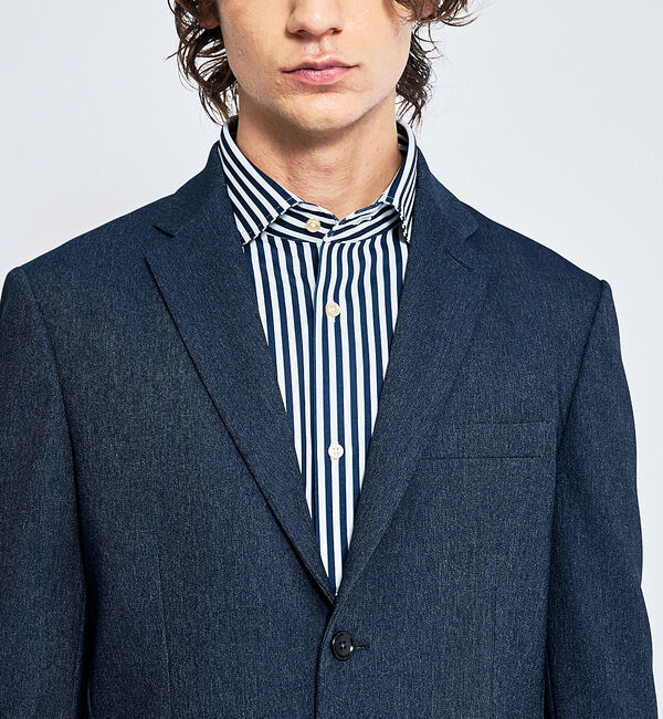 ABAHOUSE「【セットアップ対応】デニムライク ジャケット / FLEX JACKET / 2」|テーラードジャケット|