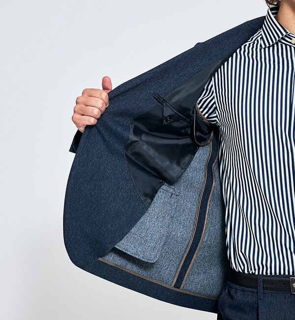 ABAHOUSE「【セットアップ対応】デニムライク ジャケット / FLEX JACKET / 2」|テーラードジャケット|