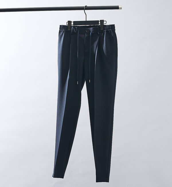 ABAHOUSE「【セットアップ対応】デニムライク ワンタック イージースラックス / 2WAYス」|スラックス|