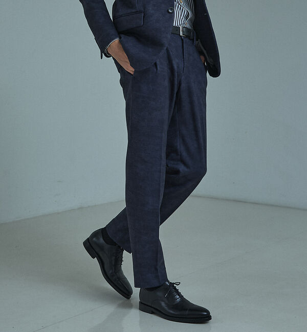 ABAHOUSE「【セットアップ対応】Down Fabric フェードスエード イージースラックス」|スラックス|