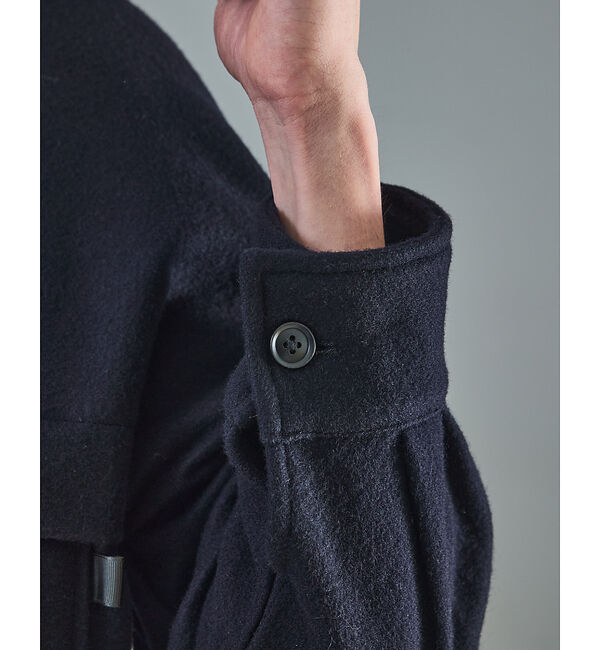 ABAHOUSE「【セットアップ対応】ウールミルド CPOシャツブルゾン/ ボックスシルエット」|ブルゾン・スタジャン|