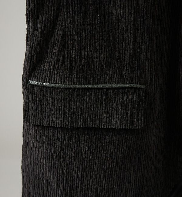 ABAHOUSE「【セットアップ対応】シャーリング コーデュロイ ジャケット」|テーラードジャケット|