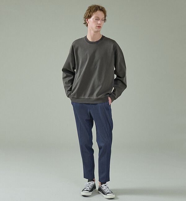 ABAHOUSE「フェード ポンチ クルーネック スウェット」|Tシャツ・カットソー|
