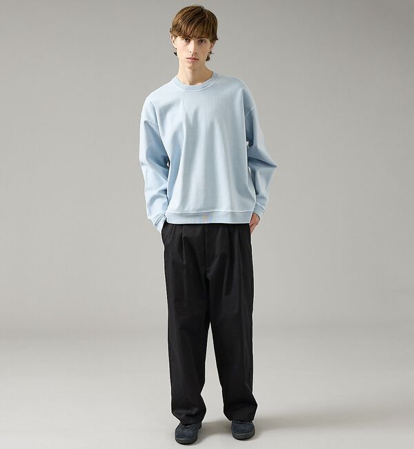 ABAHOUSE「フェード ポンチ クルーネック スウェット」|Tシャツ・カットソー|