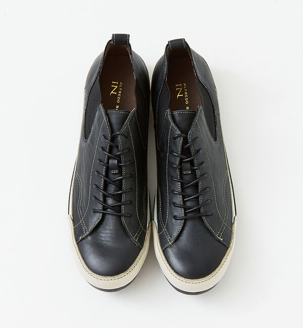 alfredoBANNISTER「【一部店舗＋WEB限定】ミドルカットレザースニーカー」|スニーカー|